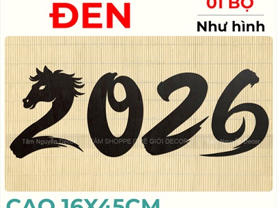 Số năm 2026 trang trí Tết [Thiết kế - Chuẩn đẹp] SO-GO-02